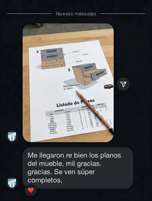 Testimonio cliente - melamina