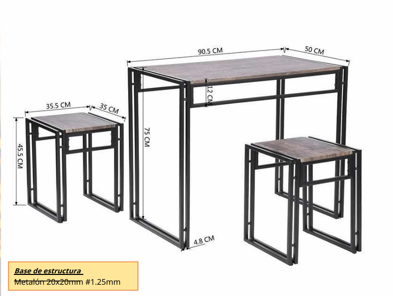 Planos Muebles Industriales